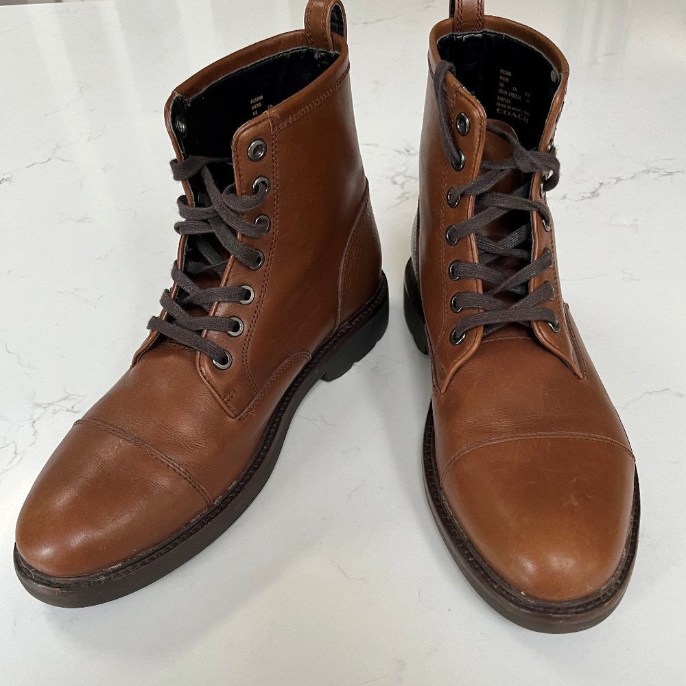 COACH Men's Henry Cap Toe Boot FG1604 - FREE SHIPPING